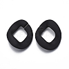 Spray Painted CCB Plastic Linking Rings CCB-R104-01C-01-2