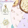 30Pcs Opaque Resin Imitation Pearl Charms FIND-YW0009-02-3