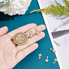 8Pcs 2 Colors 304 Stainless Steel Connector Charms STAS-UN0035-78-2