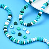 Handmade Polymer Clay Beads Strands CLAY-N008-008U-7
