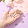 10Pcs 10 Styles Alloy with Rhinestone Pendants FIND-YW0009-49-5