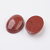 Natural Red Jasper Flat Back Cabochons G-G741-30x40mm-11-2