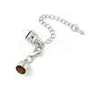 Brass Chain Extender KK-K001-8mm-P-1