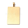 201 Stainless Steel Pendant STAS-B033-01G-19-2
