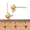 201 Stainless Steel Stud Earring Findings STAS-R156-01G-04-2