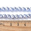 Electroplated Synthetic Non-magnetic Hematite Beads Strands G-B132-B01-01G-2