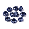 Natural Blue Spot Jasper European Beads G-N359-17A-07-1