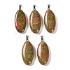 Natural & Synthetic Mixed Gemstone Pendants GG-CBACB71-01P-2