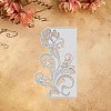 Floral Design Carbon Steel Cutting Dies Stencils DIY-WH0170-009-5