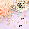 40Pcs 4 Colors Alloy Enamel Pendants ENAM-CJ0002-17-5
