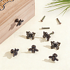16 Sets 2 Styles Tibetan Style Alloy Drawer Cabinet Door Holder AJEW-GA0010-55-4