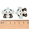 Alloy Enamel Pendants ENAM-G229-03G-04-3