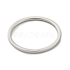 304 Stainless Steel Simple Plain Band Finger Ring for Women Men RJEW-F152-05P-E-2