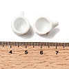 Floral Printed Porcelain 3D Cup Pendants PORC-P036-01B-3