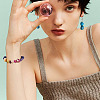 100Pcs 5 Colors Natural Agate Beads G-TA0002-51-9