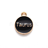 Alloy Enamel Pendants ENAM-S124-01A-08C-3