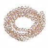 Electroplate Glass Beads Strands EGLA-A034-T2mm-B24-2