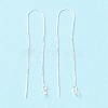 925 Sterling Silver Ear Thread with Peg Bails STER-P047-12S-2