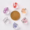 Transparent Acrylic Beads TACR-S154-04A-3