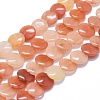 Natural Topaz Jade Beads Strands G-K293-E07-B-1