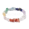 9Pcs 9 Styles Natural Mixed Gemstone Chips Stretch Bracelets Set BJEW-JB11061-4