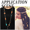 150Pcs 10 Styles Imitation Wood Acrylic Beads SACR-SC0001-54-5