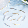 SUNNYCLUE 20Pcs 2 Colors 304 Stainless Steel Tube Beads STAS-SC0004-16-4