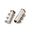 304 Stainless Steel Slide Lock Clasps STAS-F350-05B-P-2