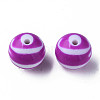 Opaque Striped Acrylic Beads MACR-S373-27C-02-2