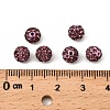 Polymer Clay Rhinestone Beads RB-A053-6mm-10-3