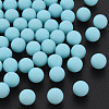 Opaque Acrylic Beads PAB702Y-B01-07-1