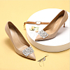 ANATTASOUL 1 Pair Alloy & Rhinestone Shoe Decorations FIND-AN0001-11B-5