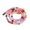 Natural Agate Beads Strands G-Q1000-01E-3