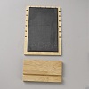 Bamboo Necklace Organizer Display Stands NDIS-WH0009-21B-2