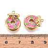 304 Stainless Steel Enamel Pendants X1-STAS-T068-10A-3