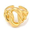 Brass Open Cuff Rings RJEW-B052-12G-2