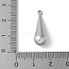 304 Stainless Steel Pendants STAS-U046-01B-P-3