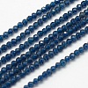 Faceted Synthetic Quartz Beads Strands G-F507-01C-1
