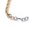 304 Stainless Steel Chain Bracelets BJEW-JB05238-2