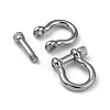 304 Stainless Steel D-Ring Anchor Shackle Clasps X-STAS-M267-01-2
