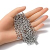 Aluminium Twisted Curb Chains CHA-YW0001-07S-5