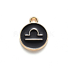 Alloy Enamel Pendants LS-X-ENAM-S124-01B-08K-2