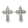 Tibetan Style Zinc Alloy Big Pendants TIBEP-R334-117AS-RS-1