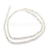 Electroplate Non-magnetic Synthetic Hematite Beads Strands G-L485-06B-S-3