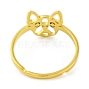 201 Stainless Steel Adjustable Ring for Women RJEW-D082-01A-3