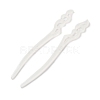 Opaque Acrylic Hair Sticks OHAR-C011-03B-1