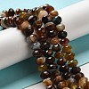 Natural Banded Agate/Striped Agate Beads Strands G-E605-A02-03K-2