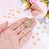20Pcs Brass Spring Ring Clasps KK-BBC0025-77-3