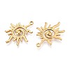 304 Stainless Steel Pendants X-STAS-T065-07G-2