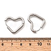201 Stainless Steel Hoop Earrings EJEW-Z137-02P-02-5